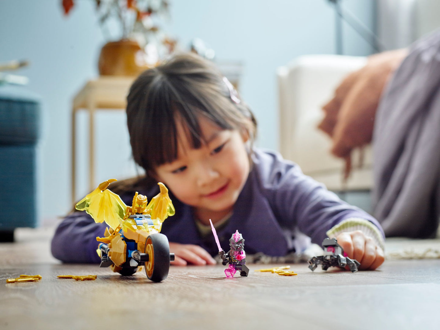 LEGO® Ninjago 71768 La moto dragon d'or de Jay