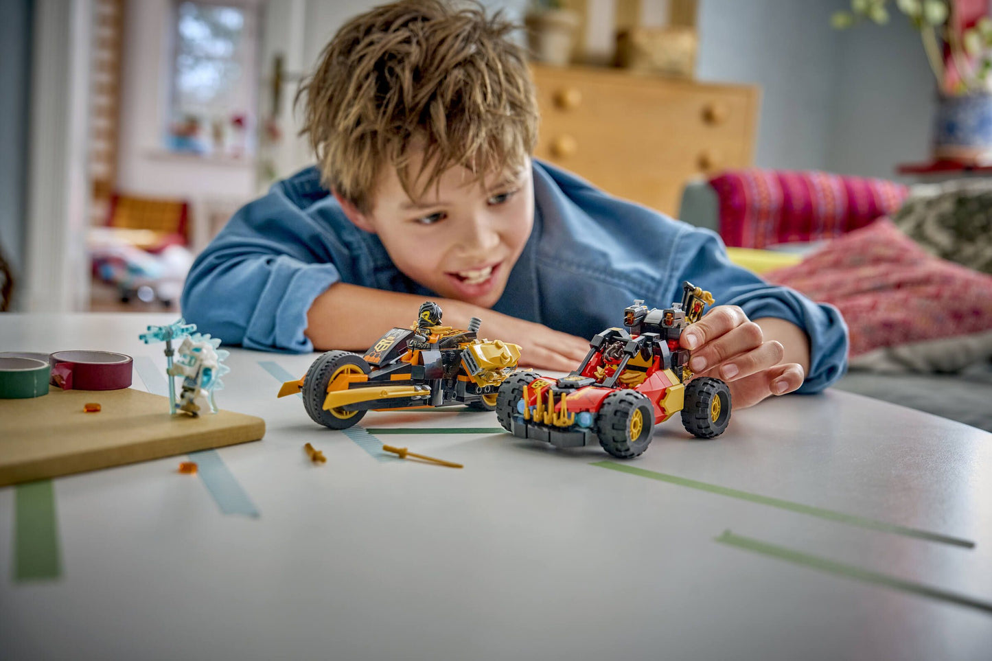 LEGO® Ninjago 71864 Véhicules combinables de Kai et Cole