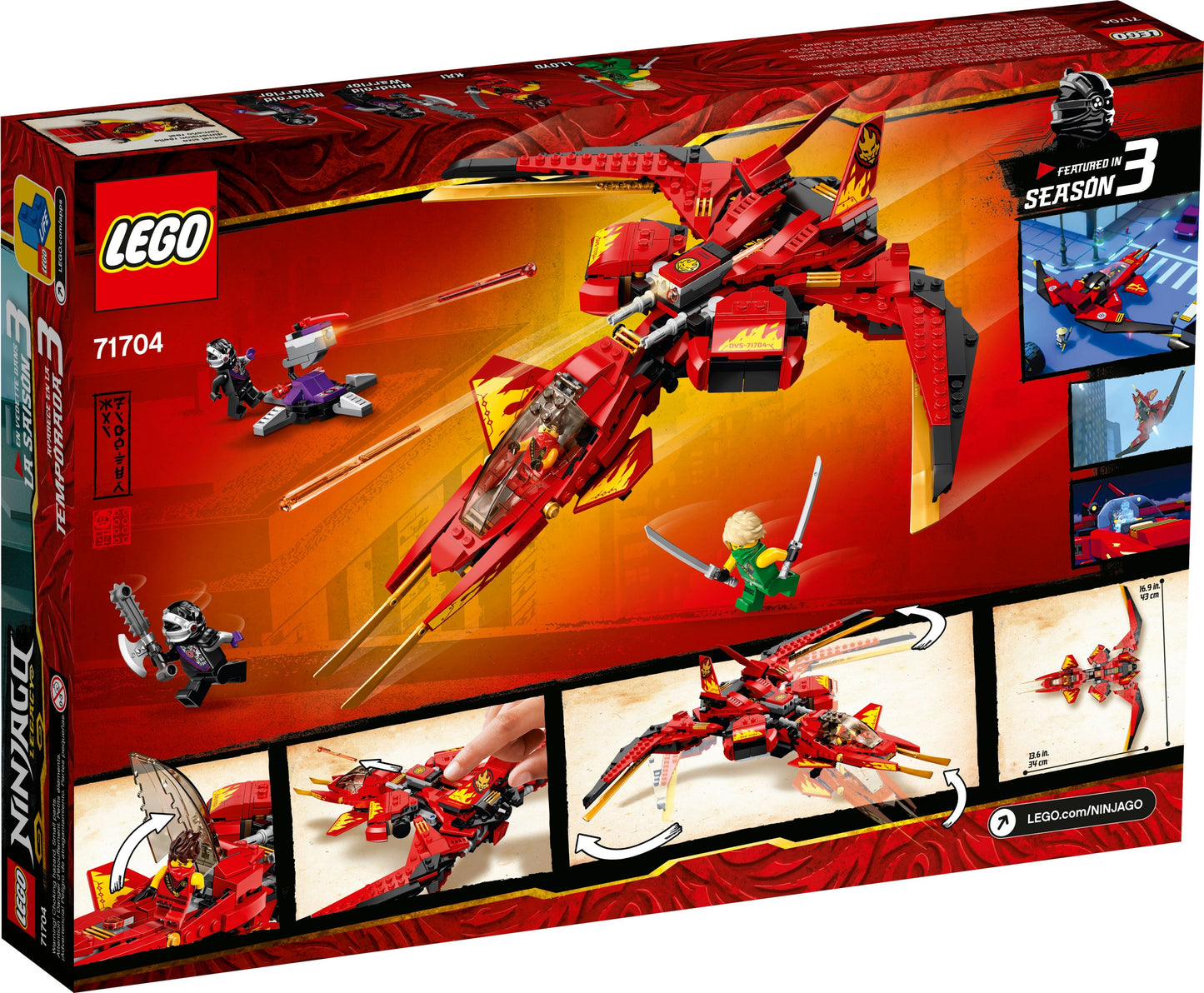 LEGO® Ninjago 71704 Le superjet de Kai