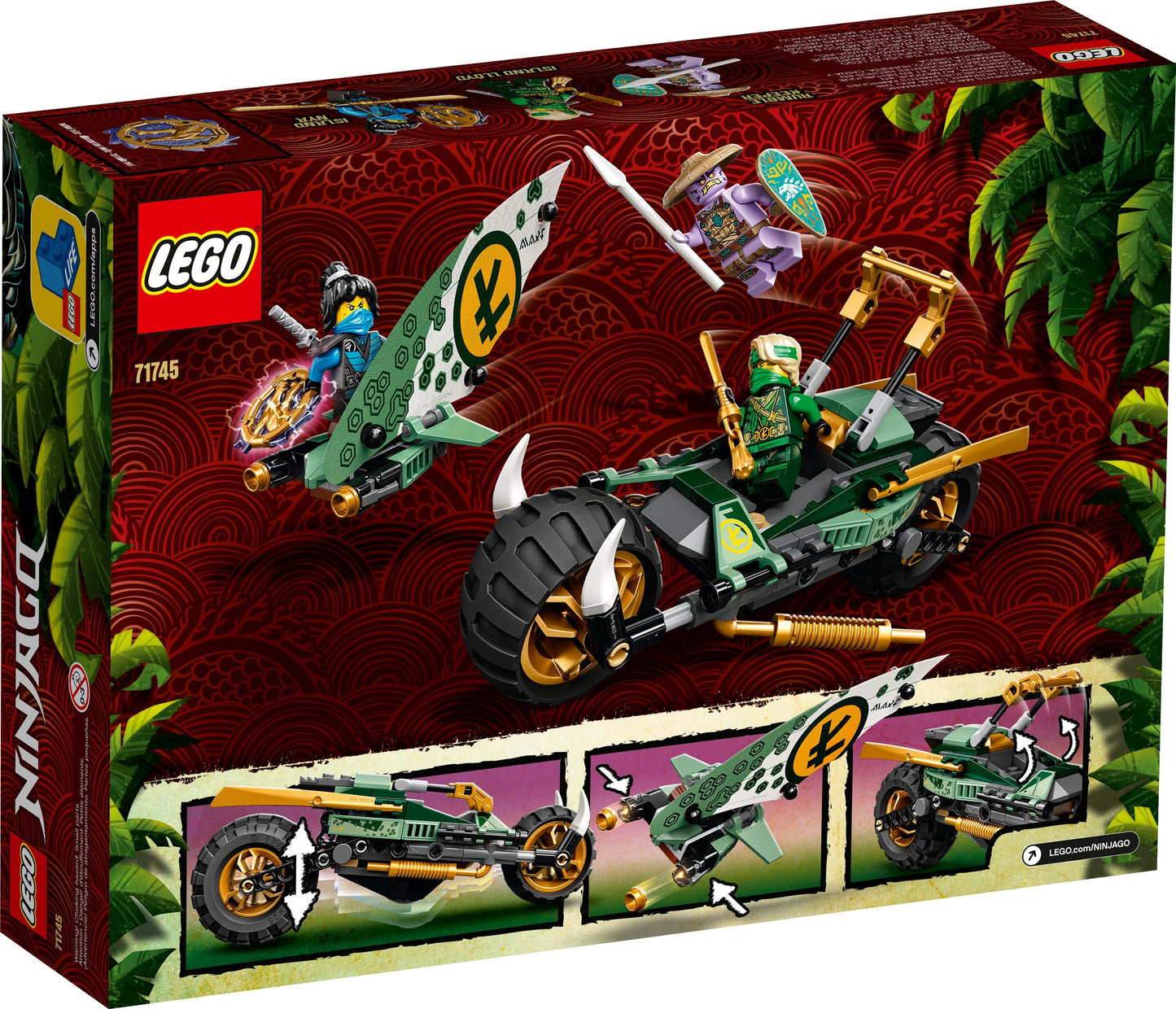 LEGO® Ninjago 71745 La Moto de la Jungle