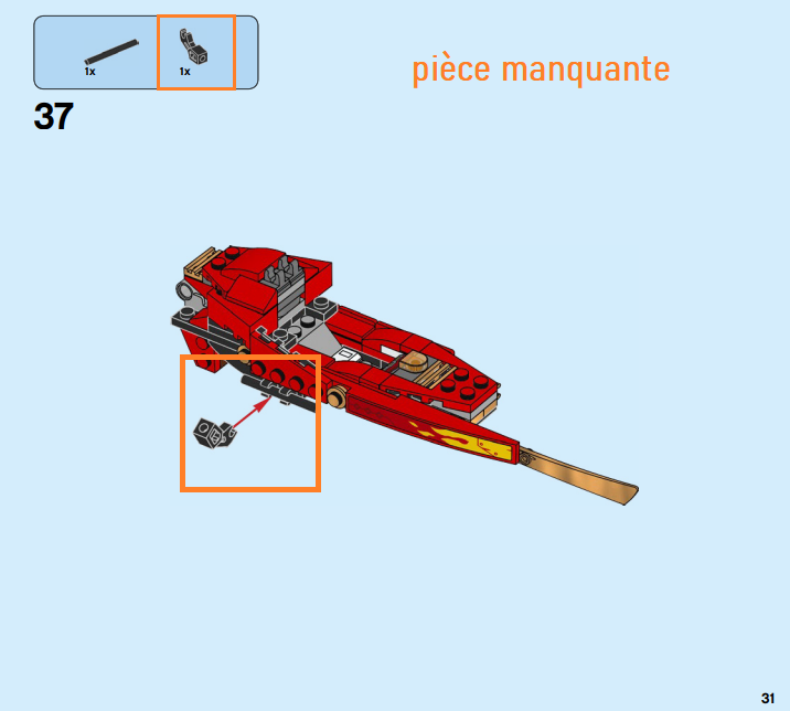 LEGO® Ninjago 71704 Le superjet de Kai