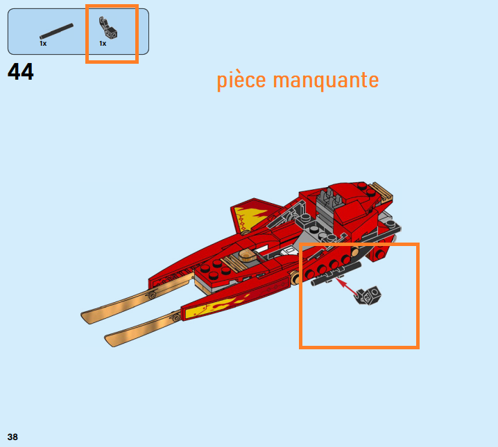 LEGO® Ninjago 71704 Le superjet de Kai