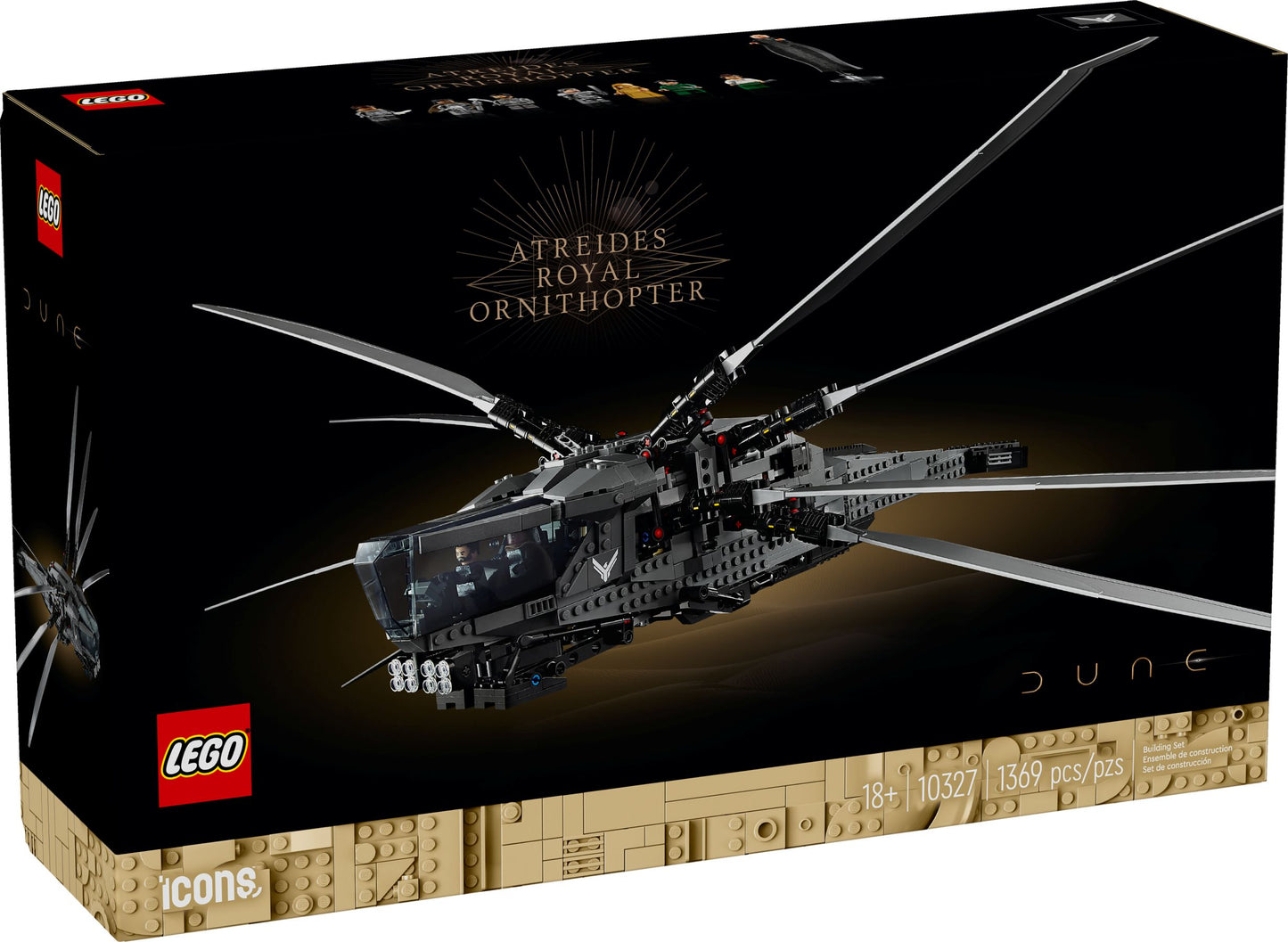 LEGO® Icons 10327 Dune Atréides Ornithoptère Royal