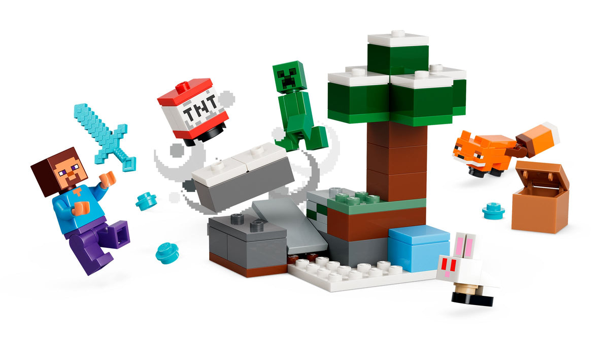 LEGO® Minecraft 21583 Les Aventures de Steve dans la taïga
