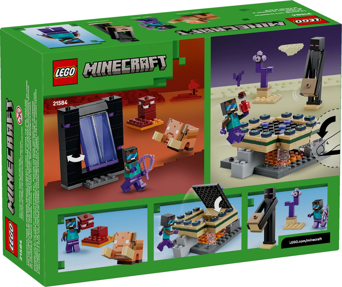 LEGO® Minecraft 21584 Voyage à travers les Portails du Nether et de l'Ender