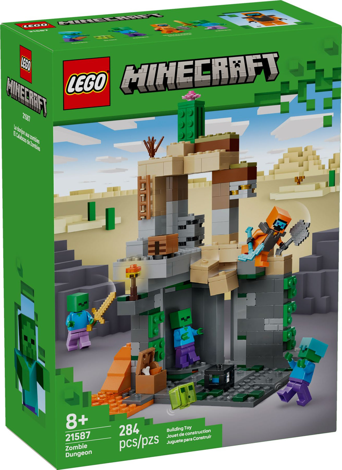 LEGO® Minecraft 21587 Le Donjon de Zombies