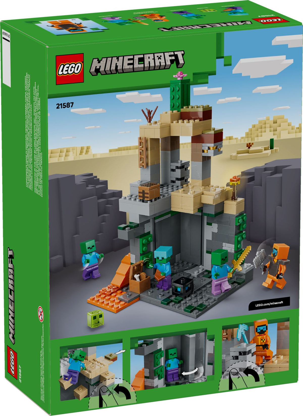 LEGO® Minecraft 21587 Le Donjon de Zombies