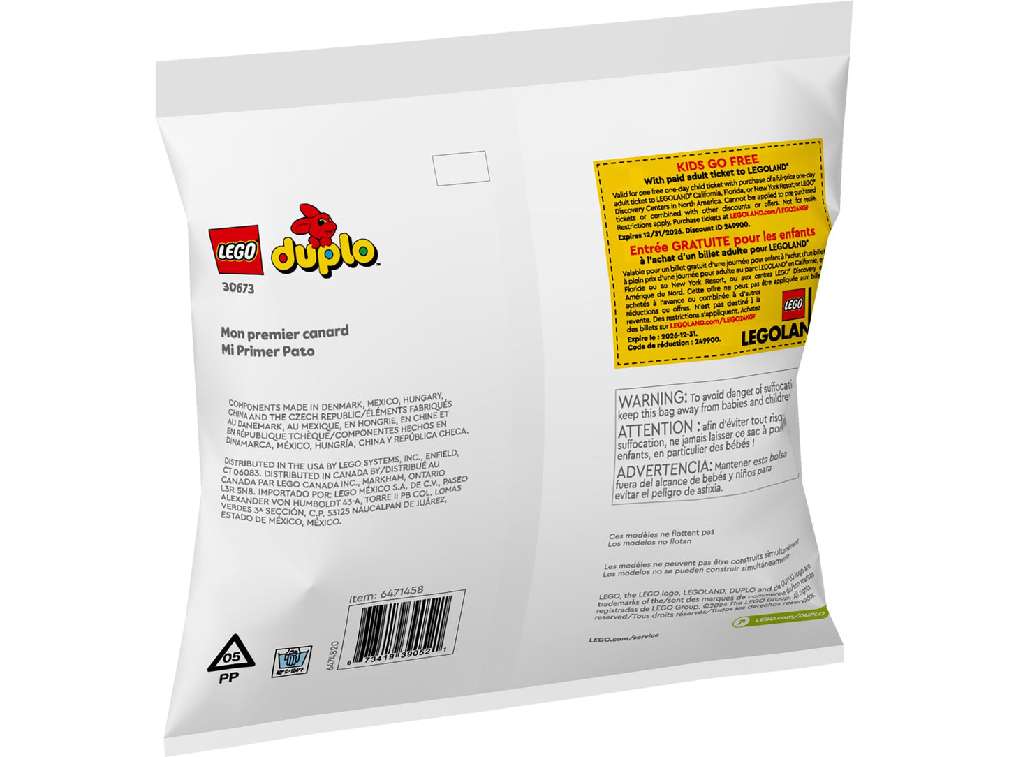 LEGO® DUPLO 30673 Mon premier canard