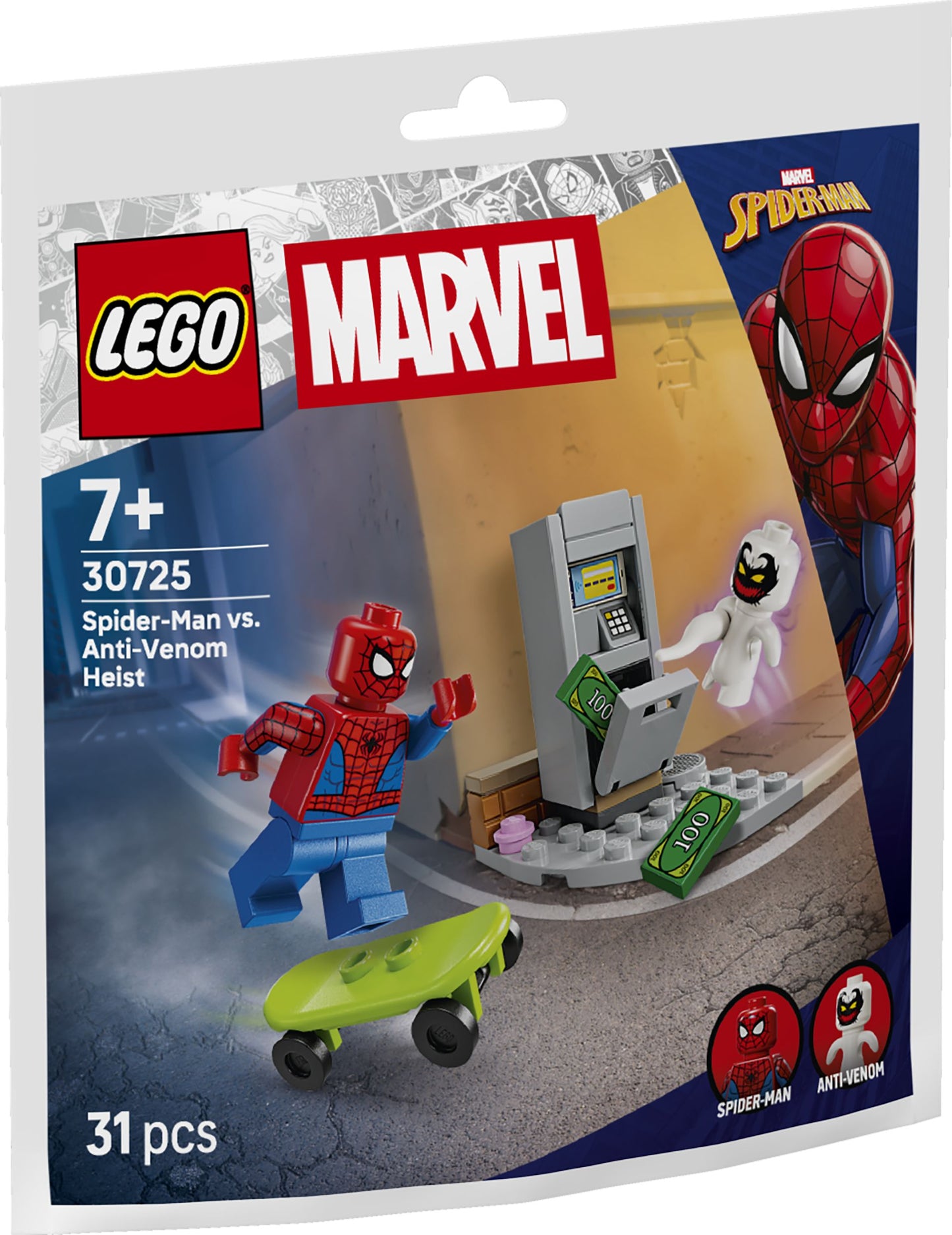 LEGO® Super Heroes 30725 Spider-Man contre Anti-Venom : le cambriolage