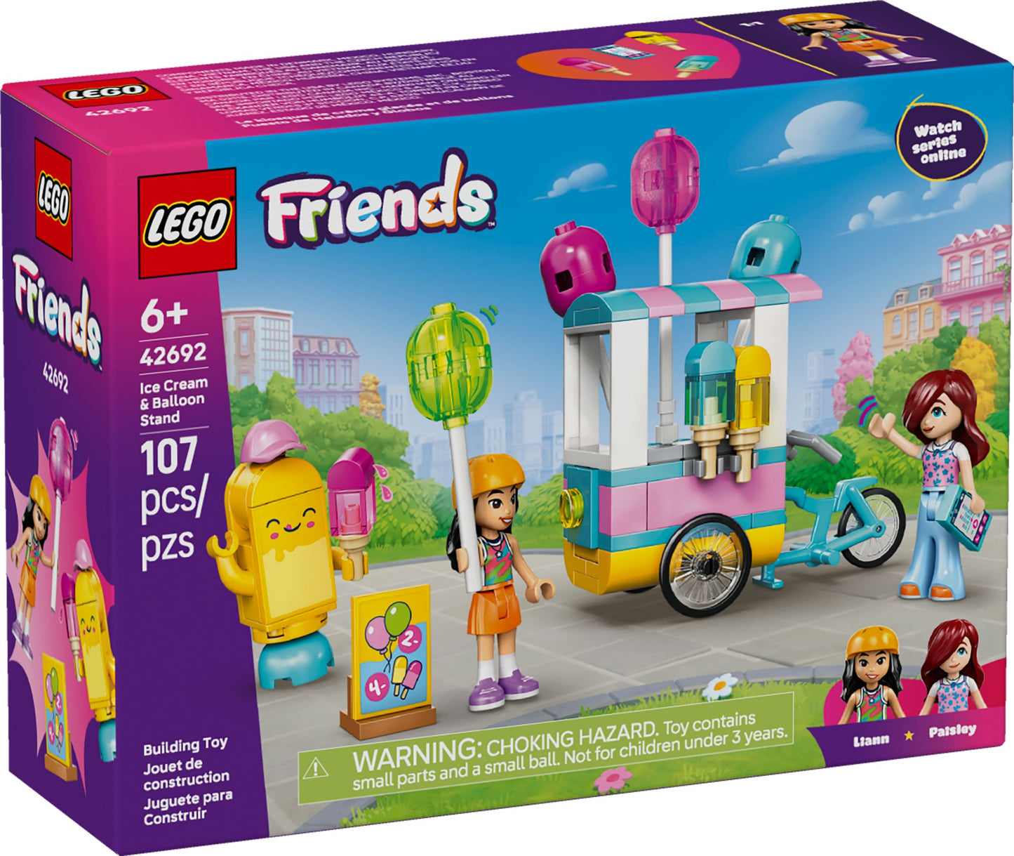LEGO® Friends 42692 Le Stand de Glaces et de Ballons