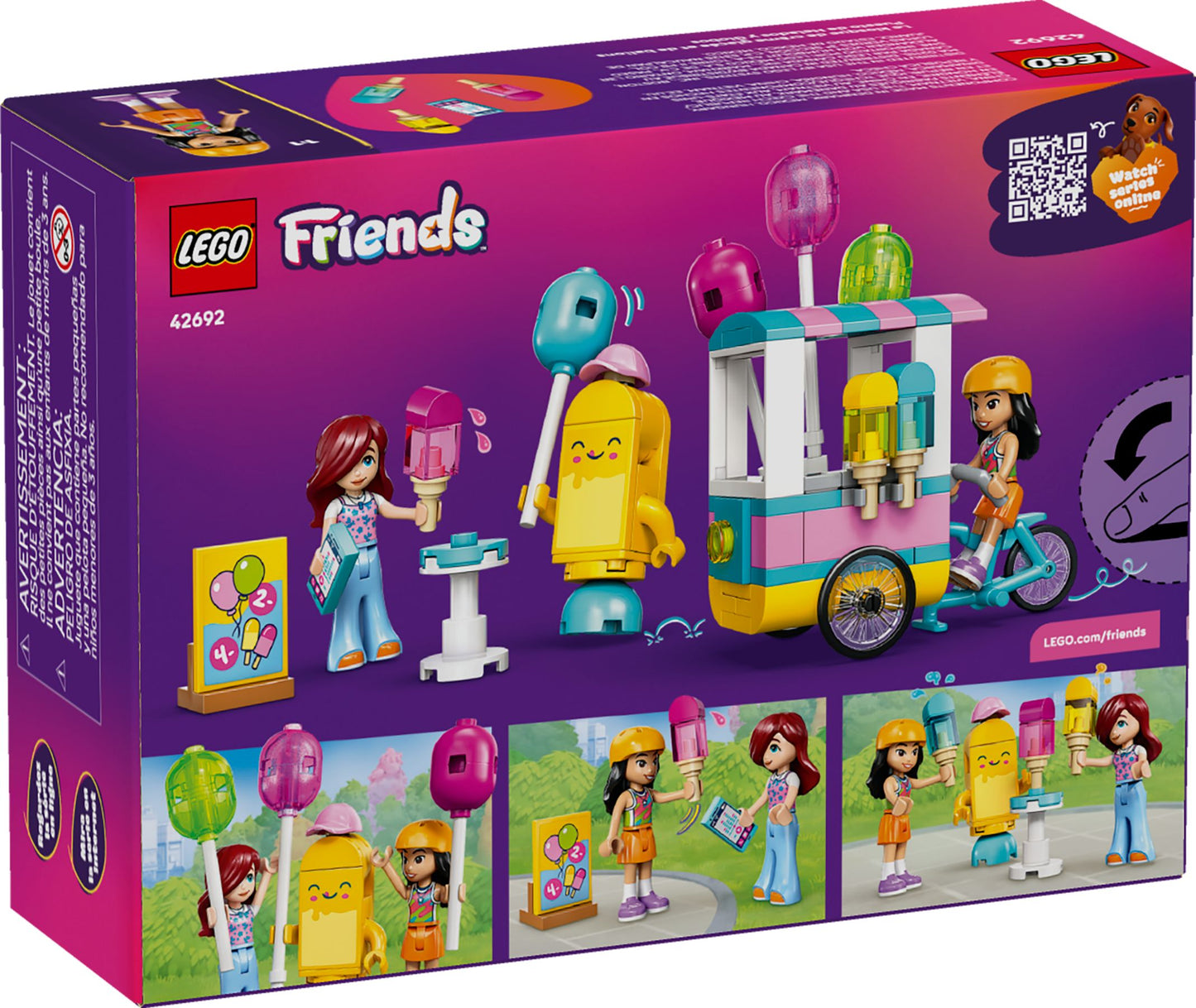 LEGO® Friends 42692 Le Stand de Glaces et de Ballons
