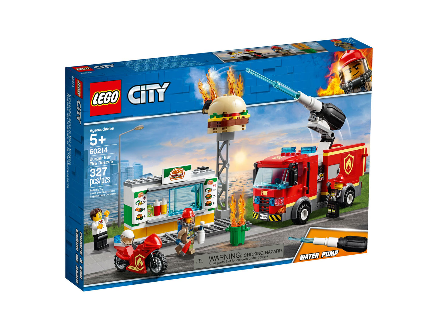 LEGO® City 60214 L'intervention des pompiers au restaurant de hamburgers