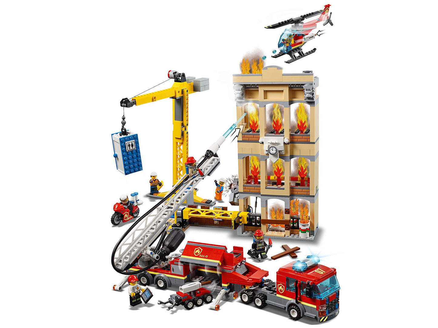 LEGO® City 60216 Les pompiers du centre-ville