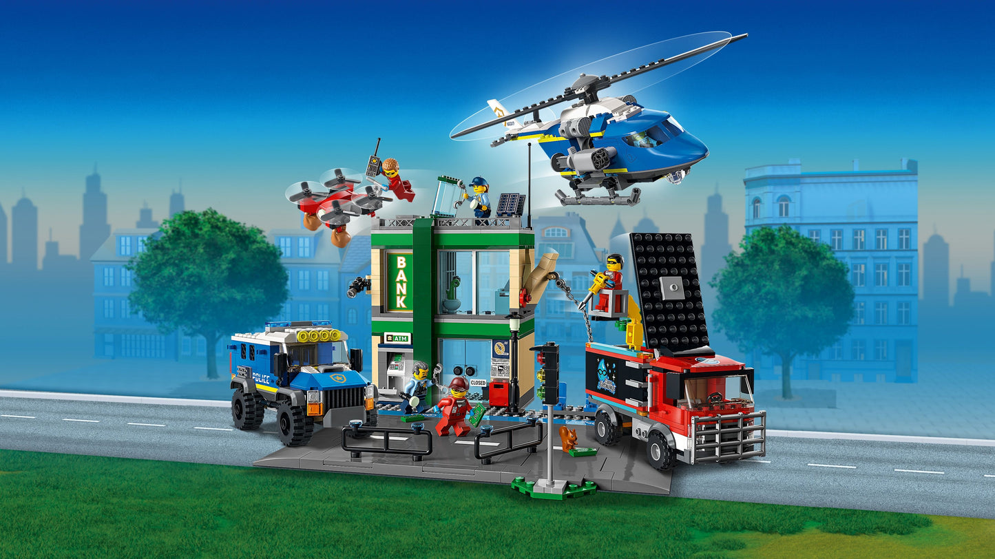 LEGO® City 60317 La course-poursuite de la police à la banque