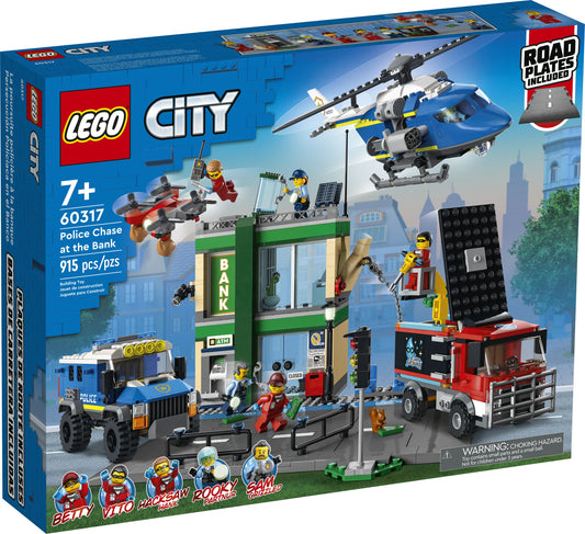 LEGO® City 60317 La course-poursuite de la police à la banque
