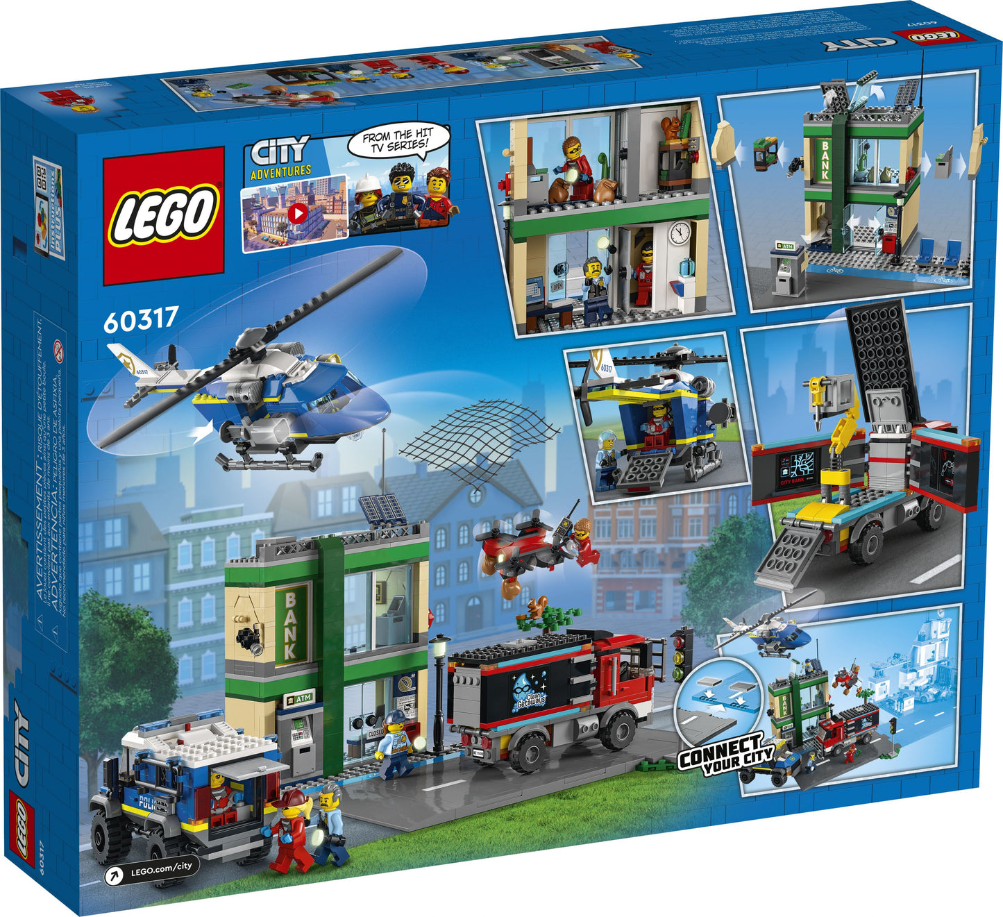 LEGO® City 60317 La course-poursuite de la police à la banque