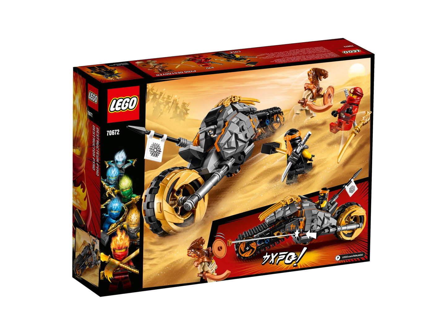 LEGO® Ninjago 70672 La moto tout-terrain de Cole