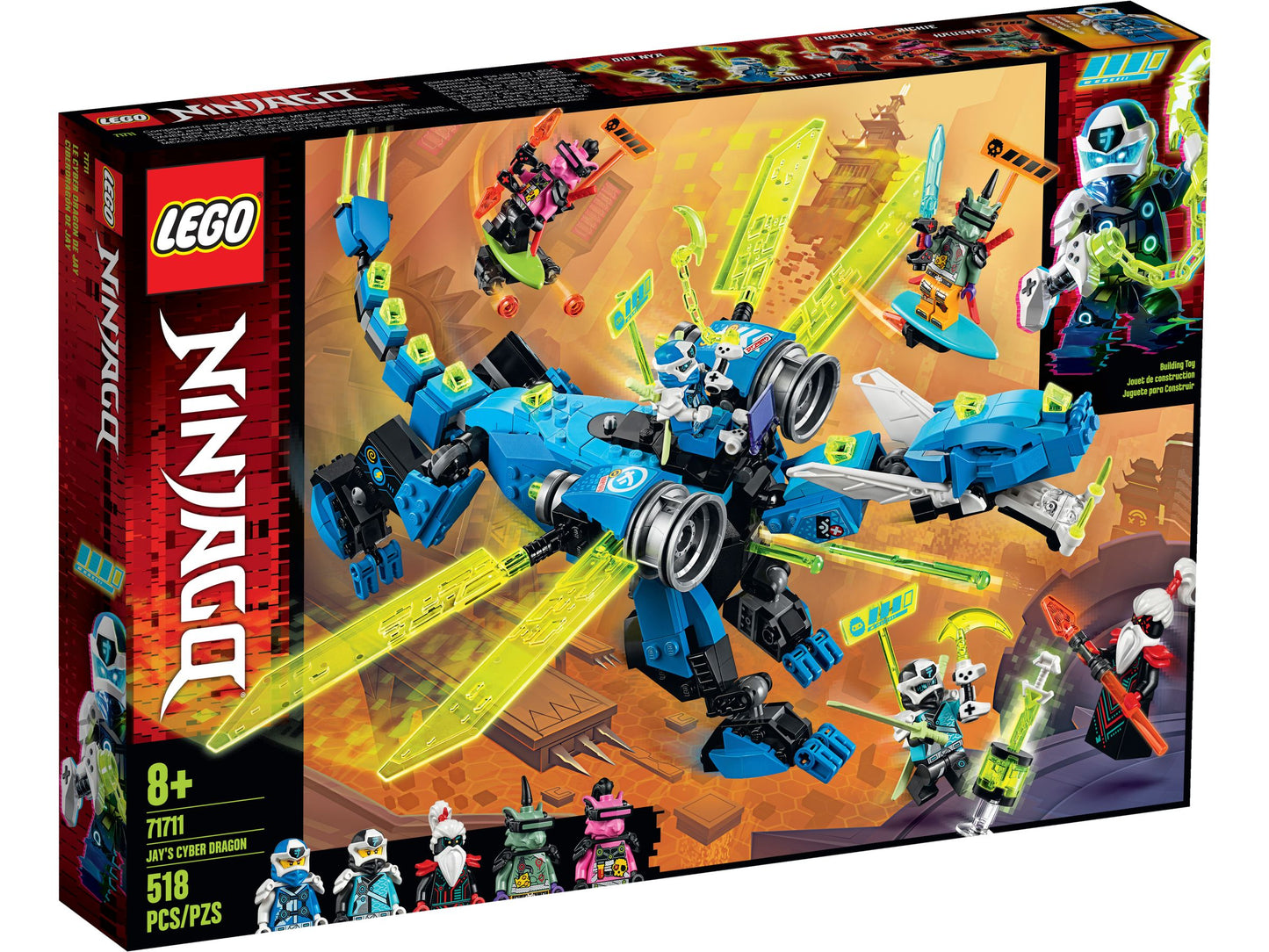 LEGO® Ninjago 71711 Le cyber dragon de Jay