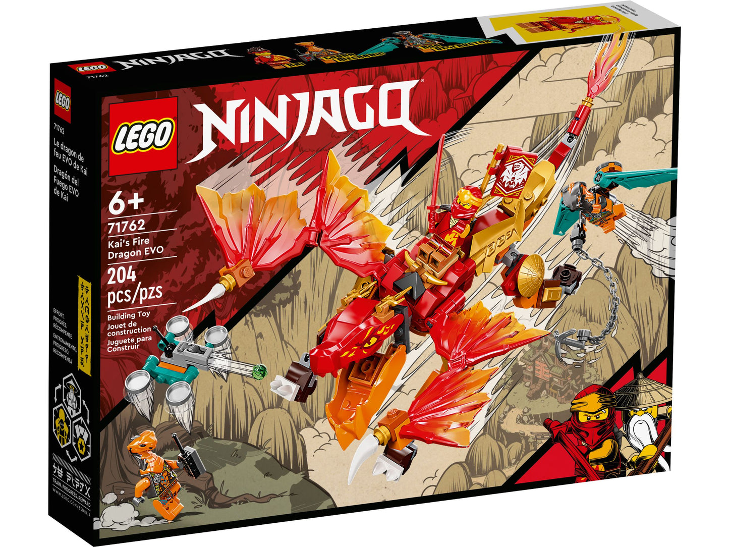 LEGO® Ninjago 71762 Le dragon de feu de Kai