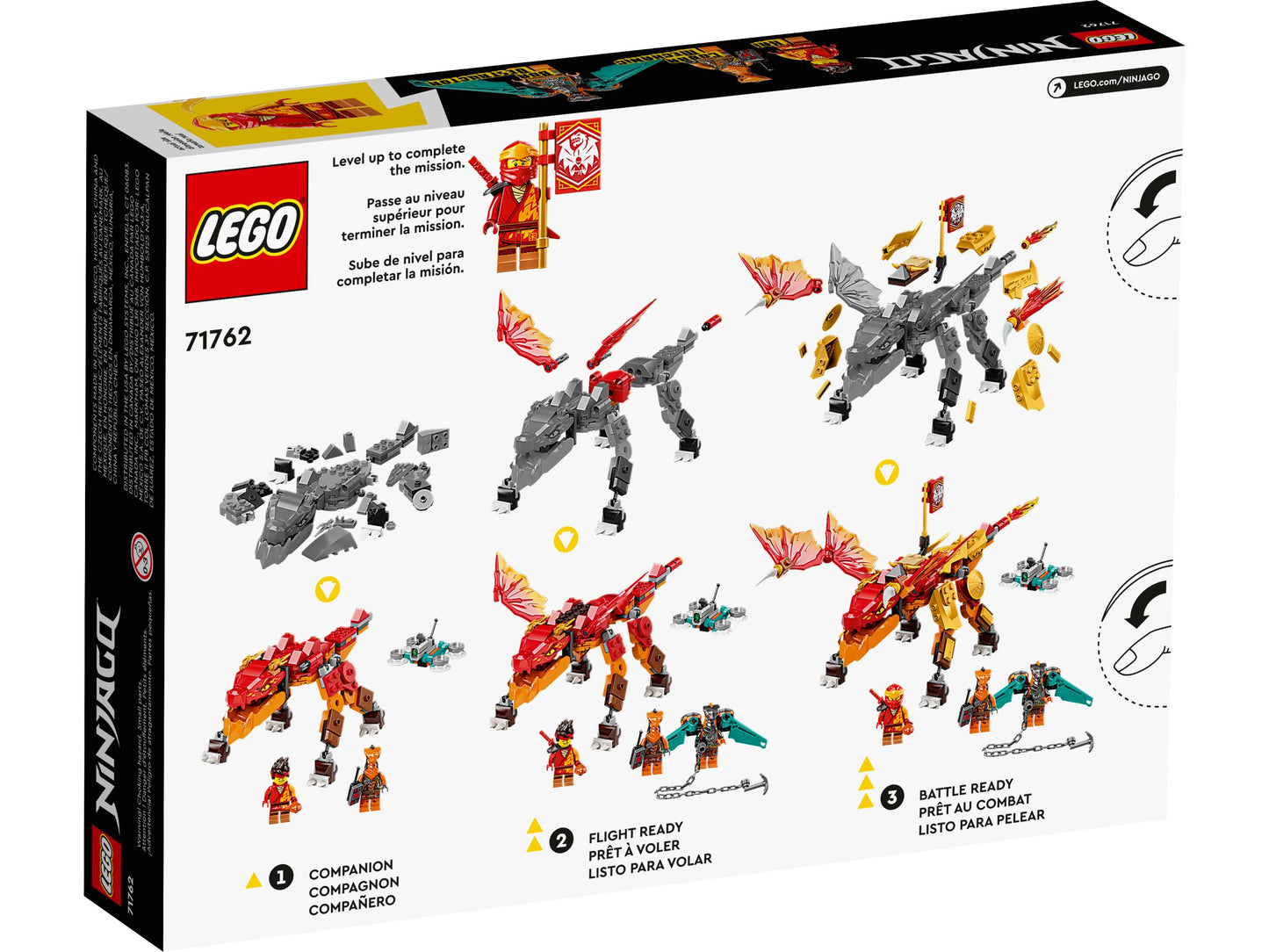 LEGO® Ninjago 71762 Le dragon de feu de Kai