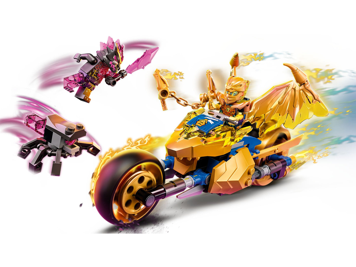 LEGO® Ninjago 71768 La moto dragon d'or de Jay