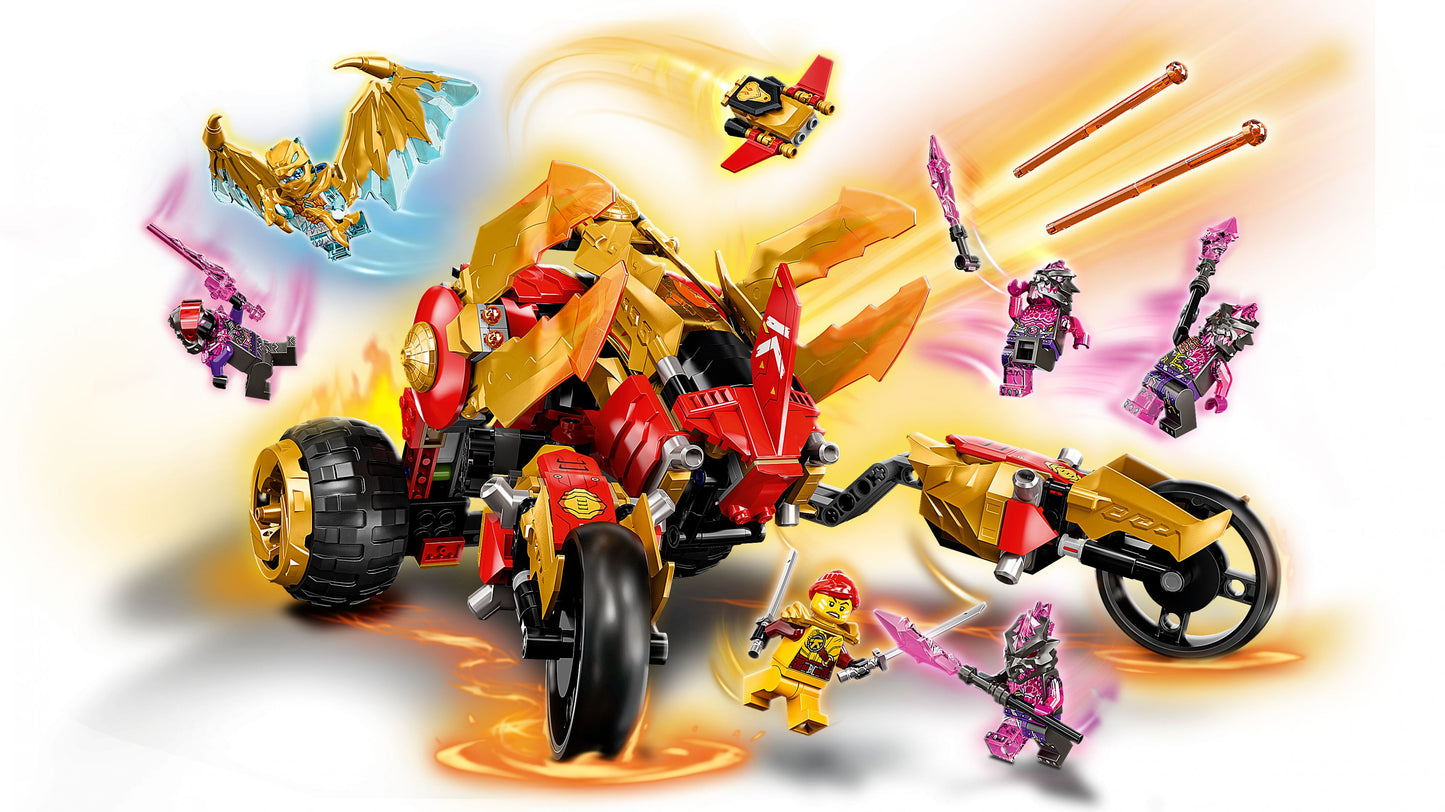 LEGO® Ninjago 71773 Le tout-terrain dragon d'or de Kai