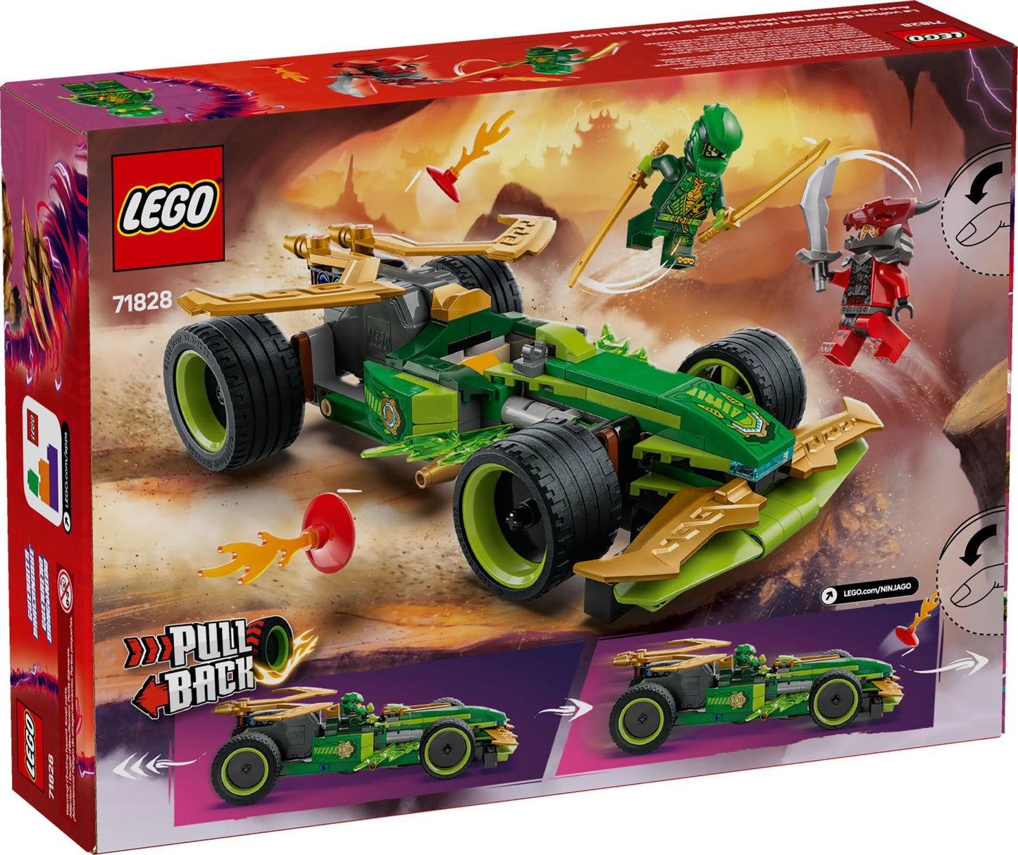 LEGO® Ninjago 71828 La voiture de course à rétrofriction de Lloyd