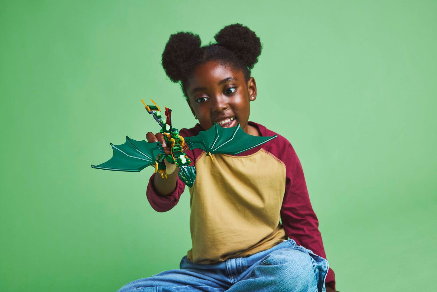 LEGO® Ninjago 71829 Le dragon vert de la forêt de Lloyd