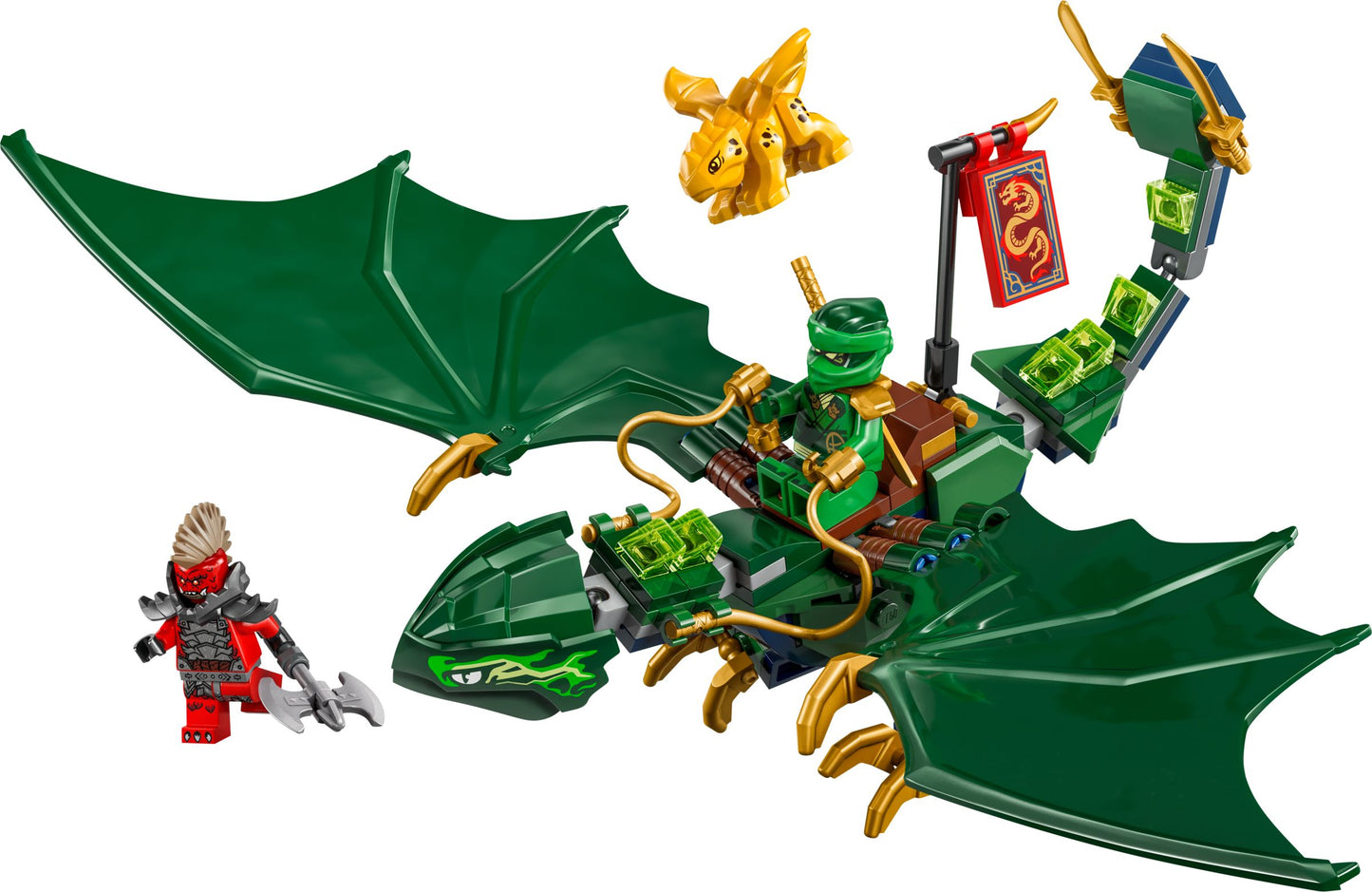 LEGO® Ninjago 71829 Le dragon vert de la forêt de Lloyd