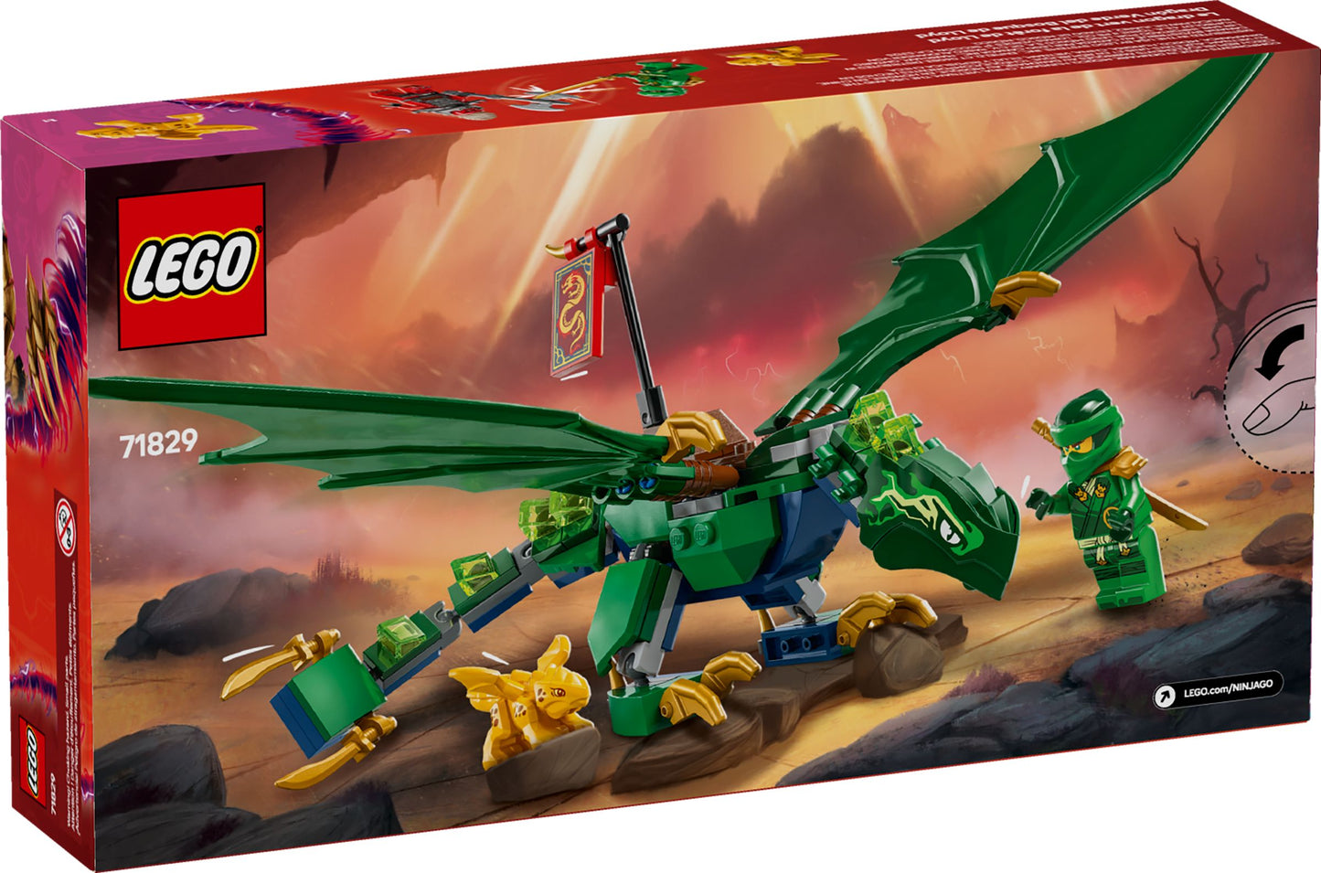 LEGO® Ninjago 71829 Le dragon vert de la forêt de Lloyd