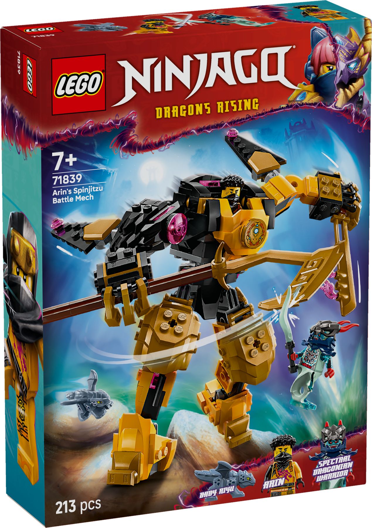 LEGO® Ninjago 71839 Le robot de Spinjitzu d'Arin