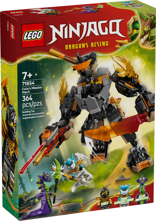 LEGO® Ninjago 71854 La mission du robot Cole et du dragon Zane