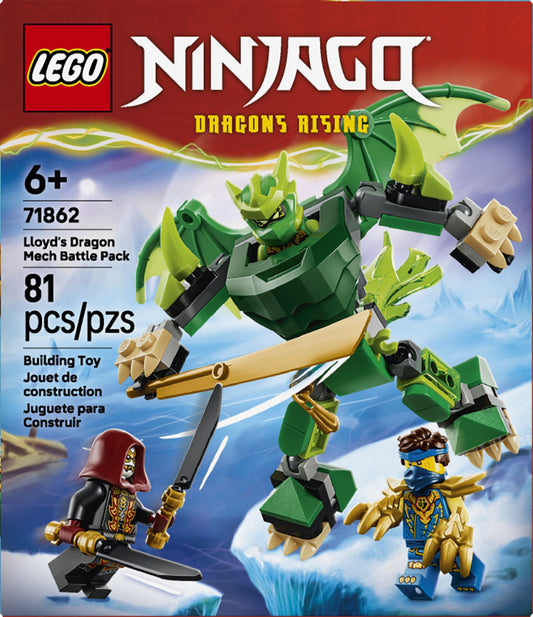 LEGO® Ninjago 71862 Pack de combat : le robot dragon de Lloyd