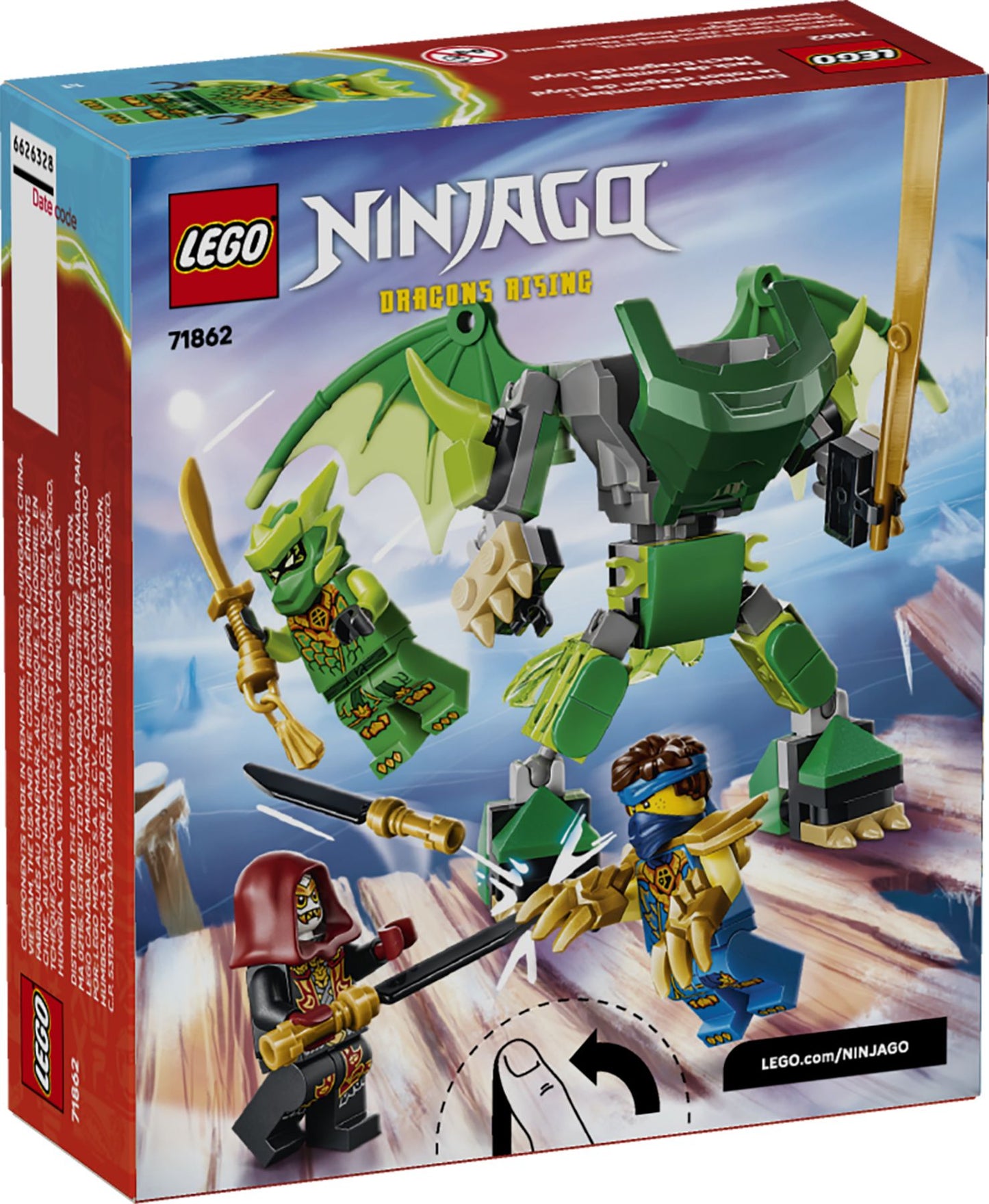 LEGO® Ninjago 71862 Pack de combat : le robot dragon de Lloyd