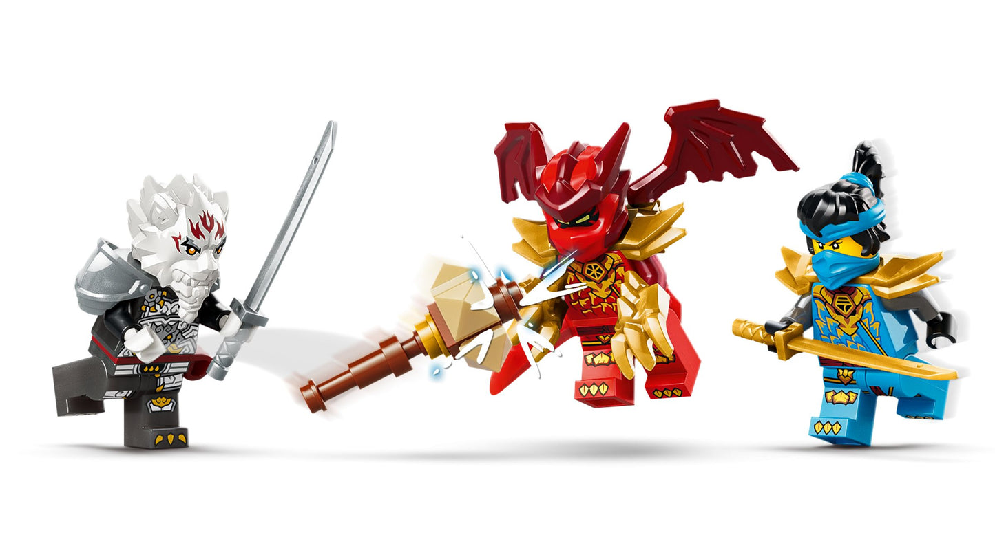 LEGO® Ninjago 71863 Zilvar et Grimtak la bête draconique