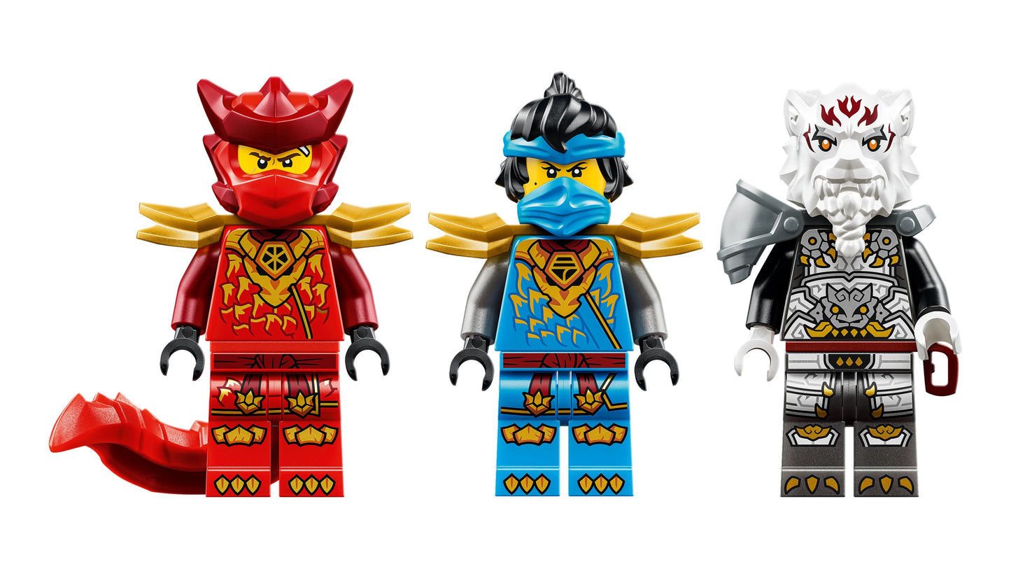 LEGO® Ninjago 71863 Zilvar et Grimtak la bête draconique