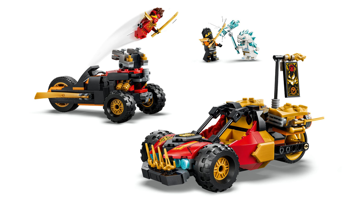 LEGO® Ninjago 71864 Véhicules combinables de Kai et Cole