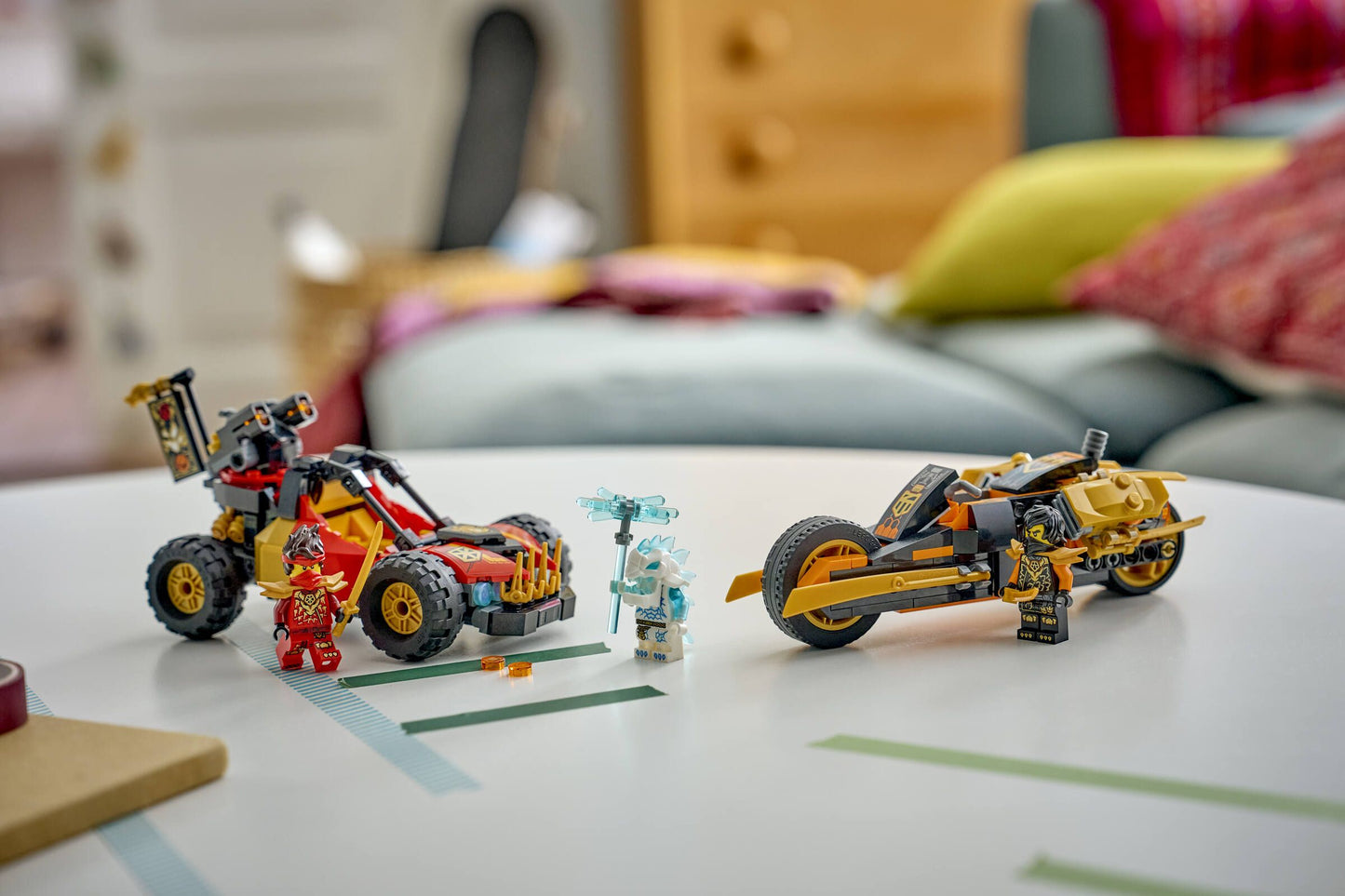 LEGO® Ninjago 71864 Véhicules combinables de Kai et Cole