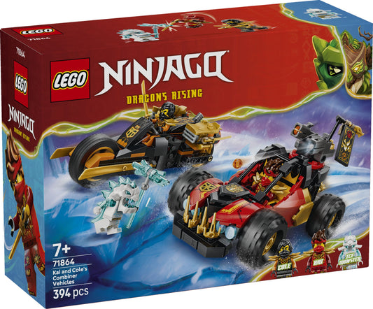 LEGO® Ninjago 71864 Véhicules combinables de Kai et Cole