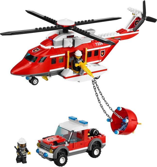 LEGO® City 7206 L'hélicoptère des pompiers