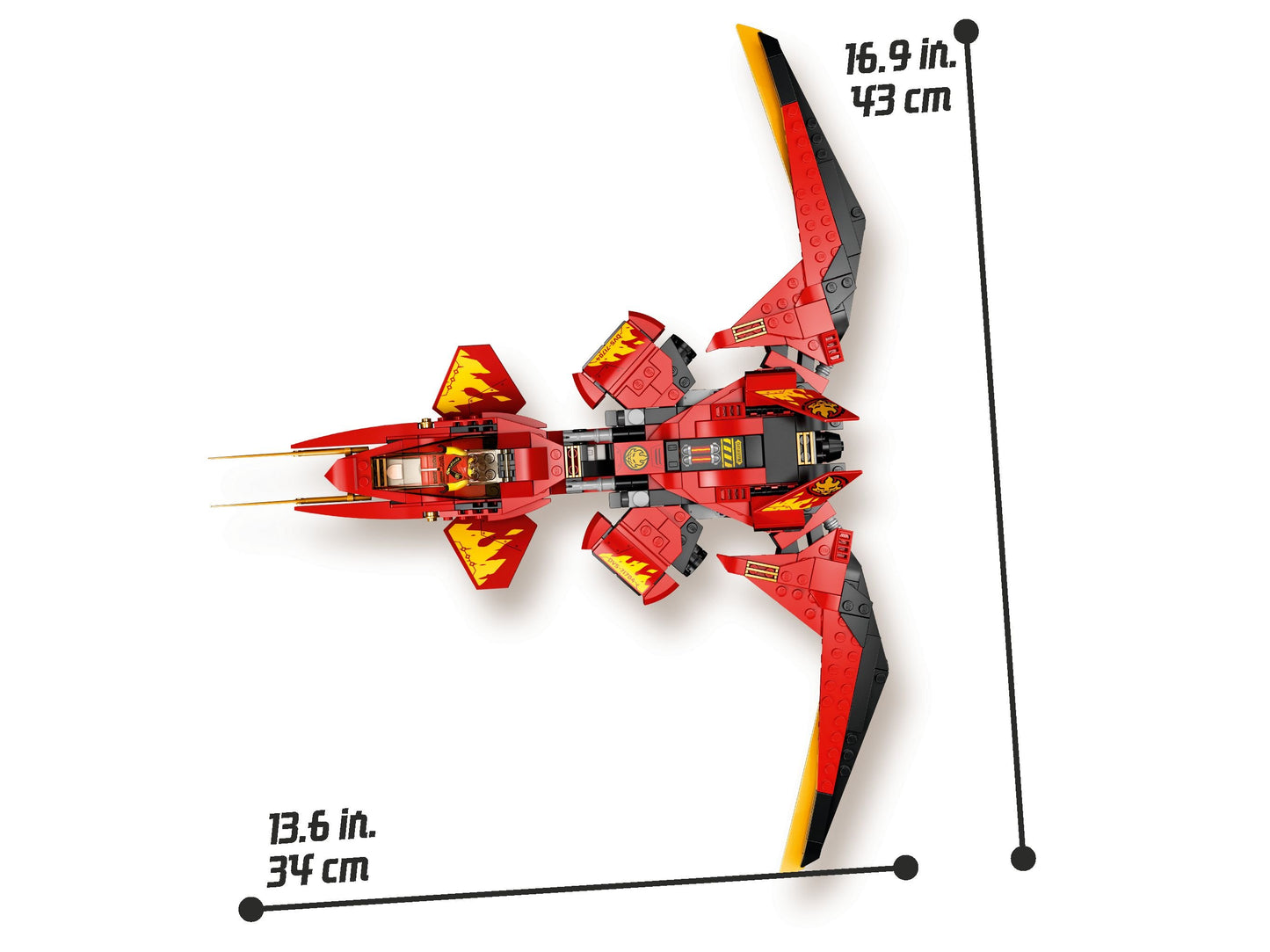 LEGO® Ninjago 71704 Le superjet de Kai