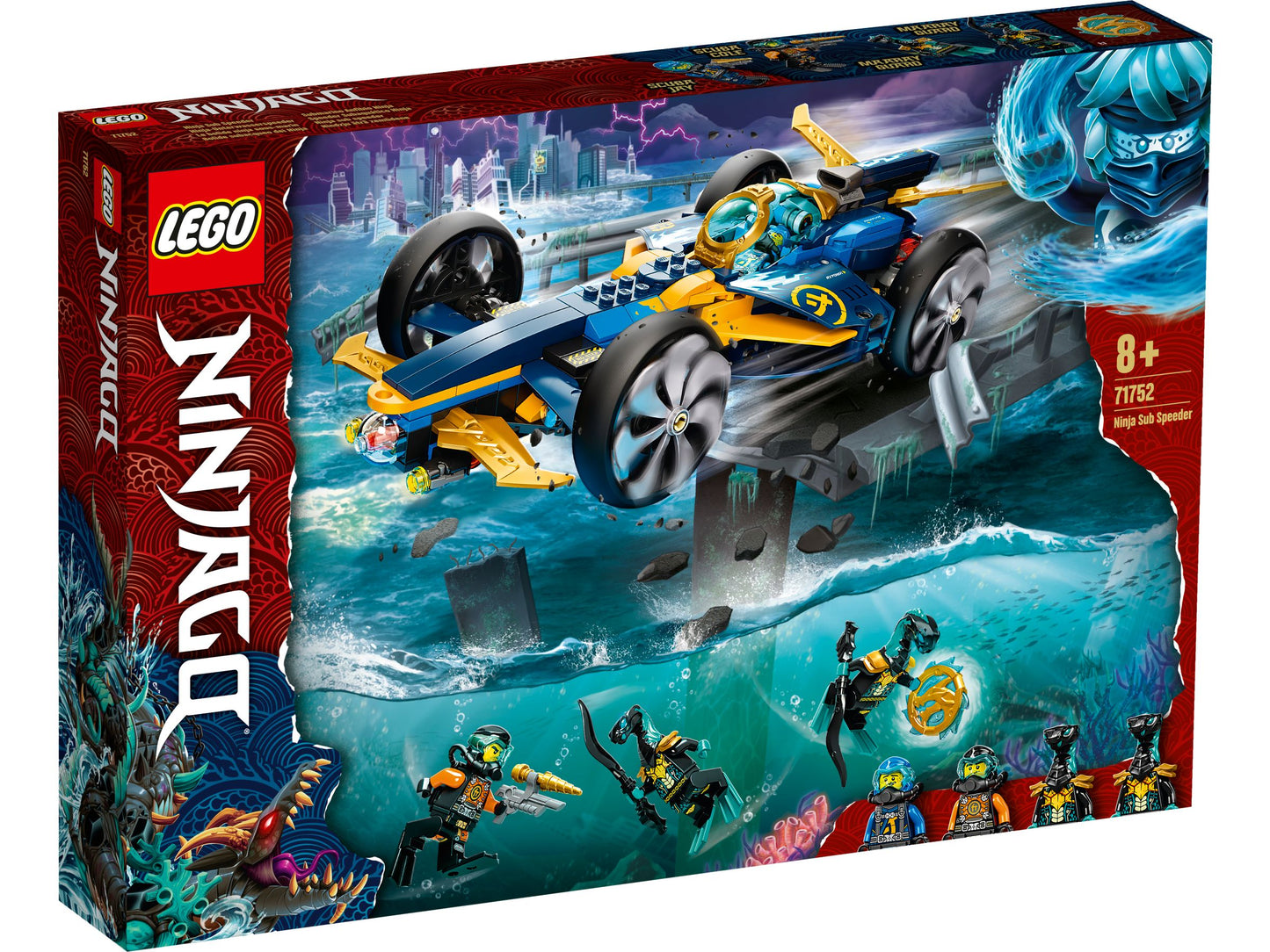 LEGO® Ninjago 71752 Le bolide ninja sous-marine