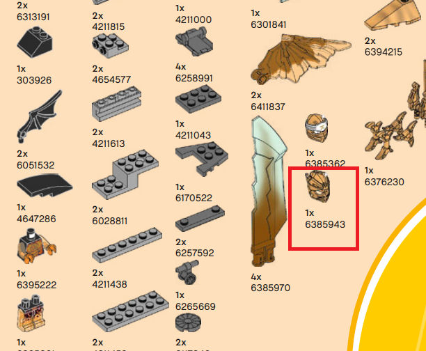 LEGO® Ninjago 71770 L'avion dragon d'or de Zane